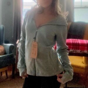 Avalanche Mint Green Zip-Up Jacket